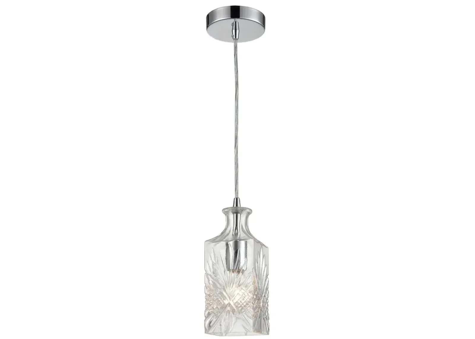 Twickenham 4" Wide 1-Light Mini Pendant - Clear