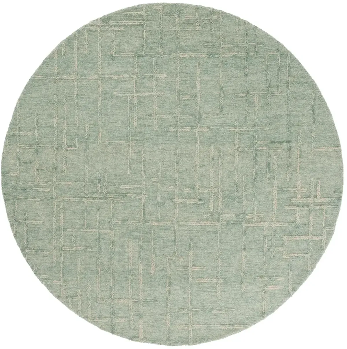 EBONY Hand Tufted 6' x 6' Round area rug