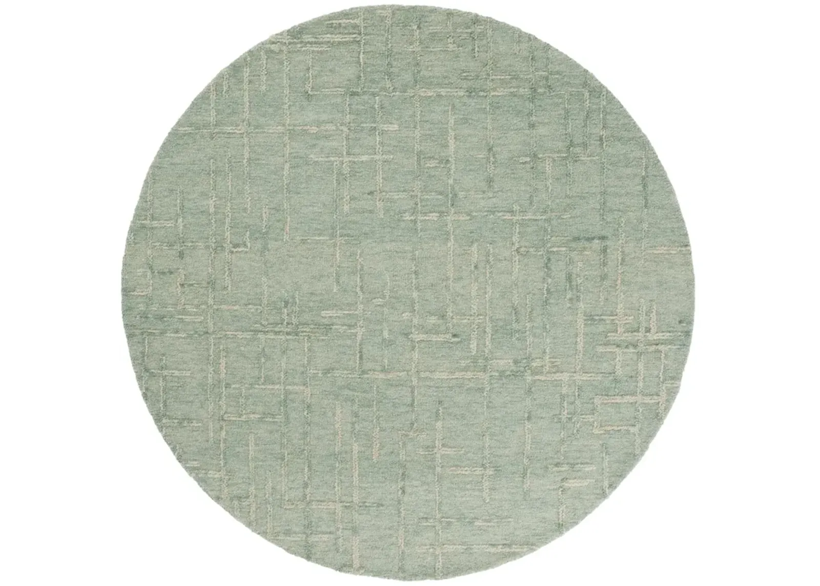 EBONY 750 GREEN 6' x 6' Round Round Rug