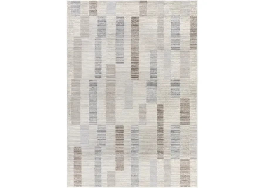 Siyah SIY-2318 5'3" x 7' Machine Woven Rug