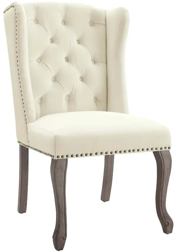 Apprise French Vintage Dining Performance Velvet Side Chair
