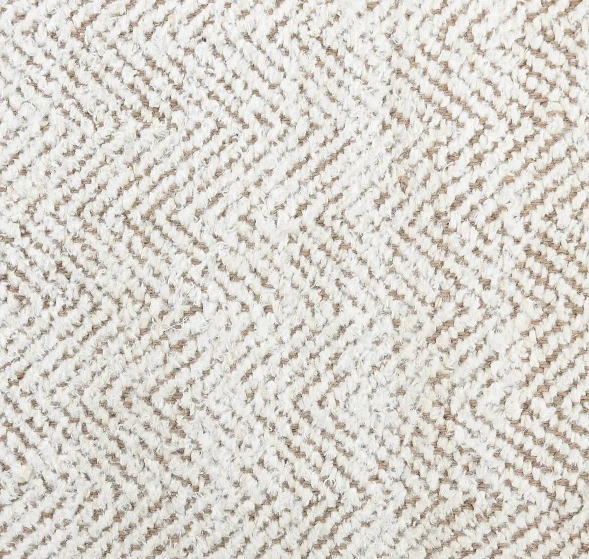 Herringbone Chenille Ivory/Natural 5x8