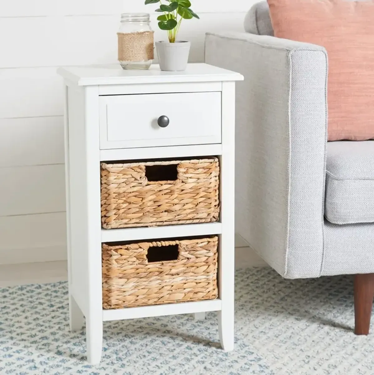 Everly Drawer Side Table