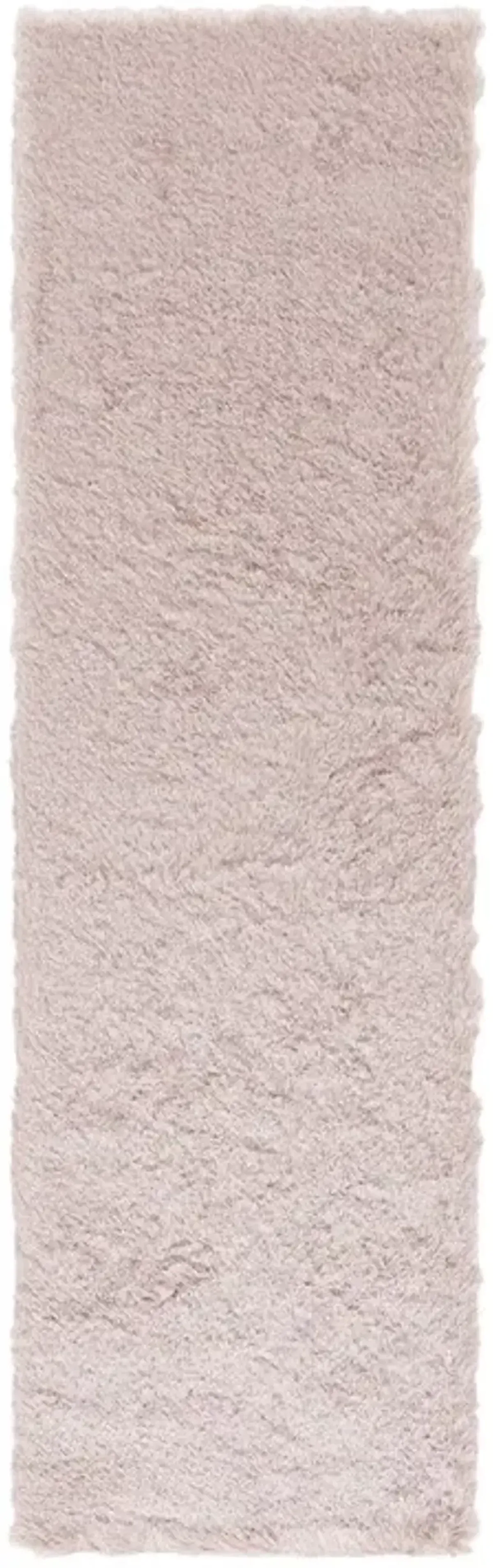 PARIS SHAG Beige  2'-3' X 8' Runner Rug