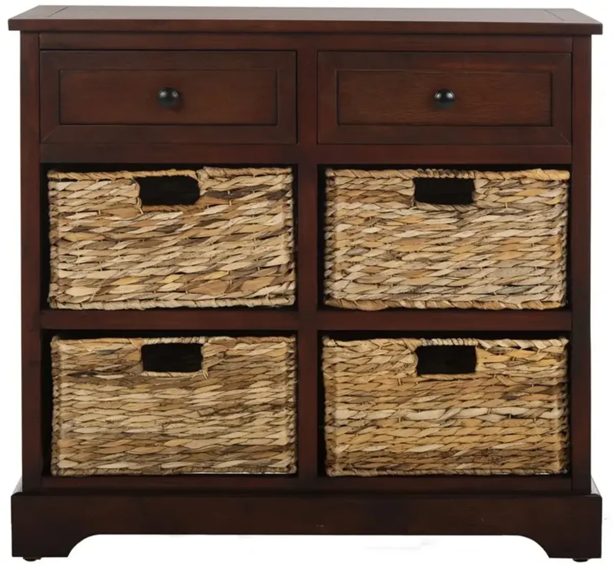 HERMAN STORAGE UNIT W/ WICKER BASKETS 