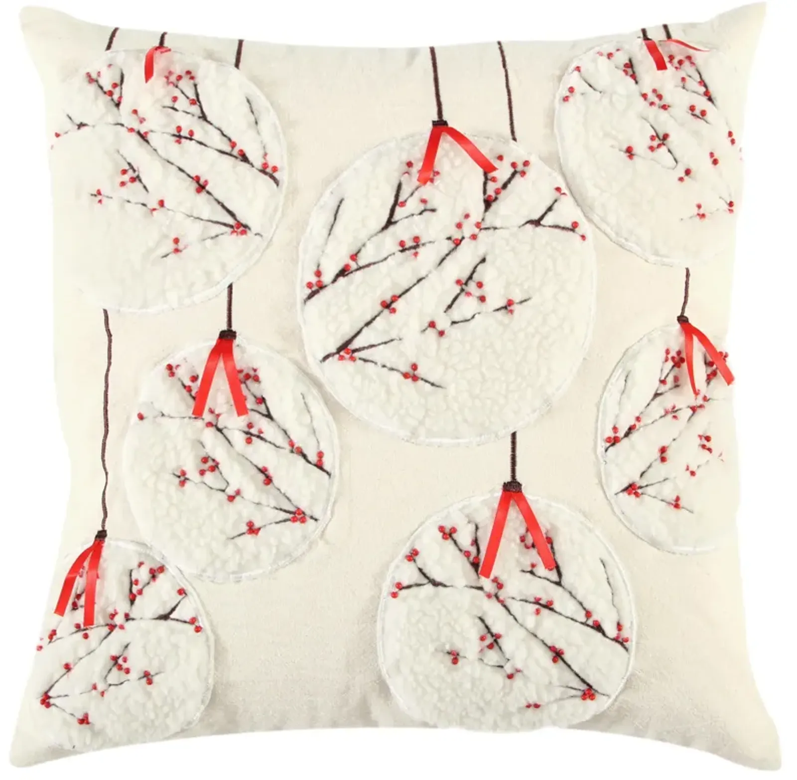 HOLIDAY 2021 Ornaments Natural  Pillow