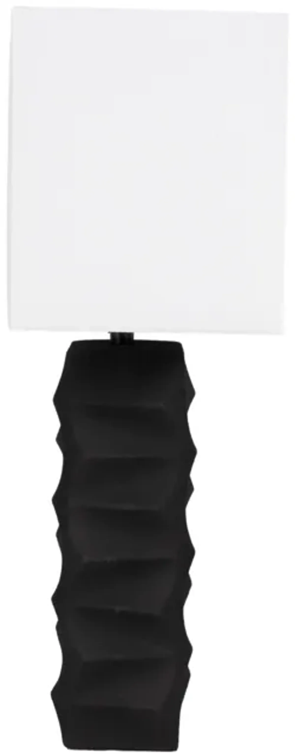 31" Tall Contemporary Table Lamp, Black