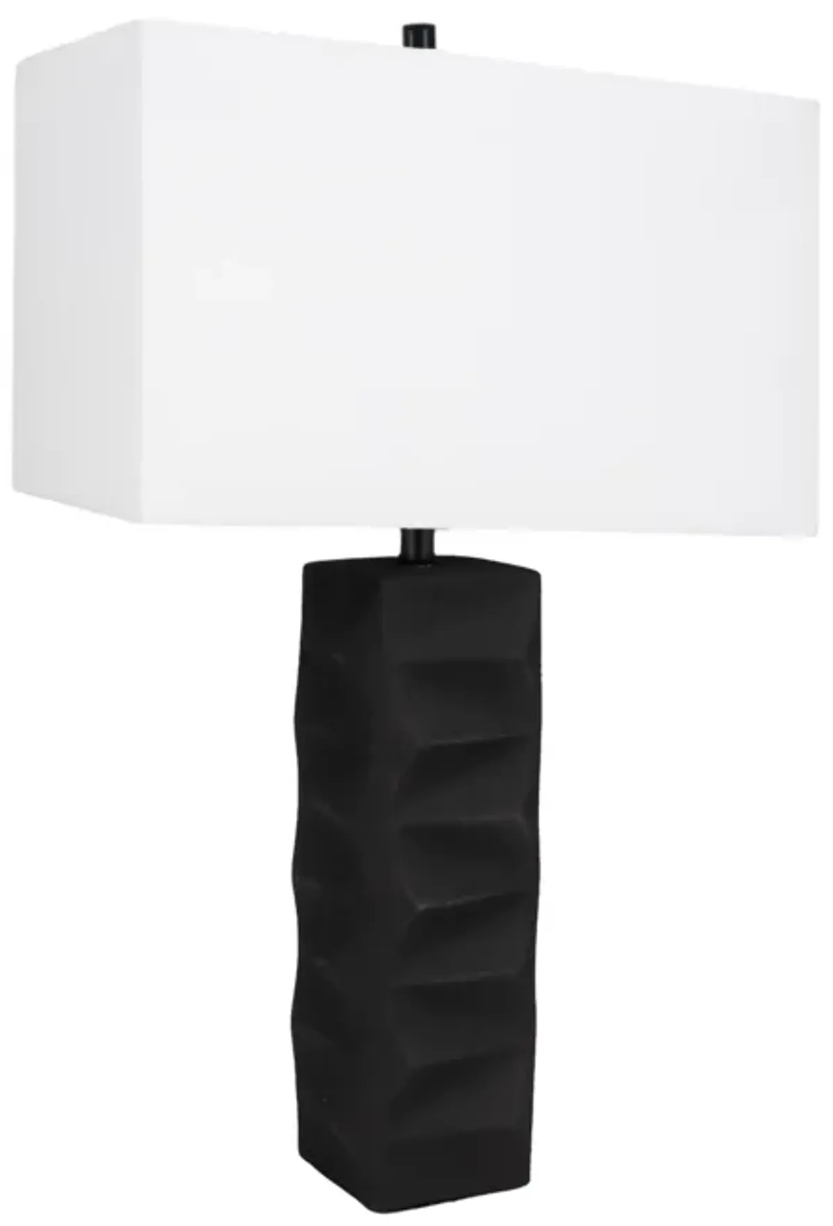 31" Tall Contemporary Table Lamp, Black