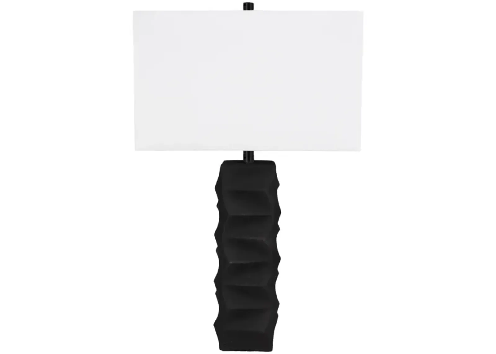 31" Tall Contemporary Table Lamp, Black