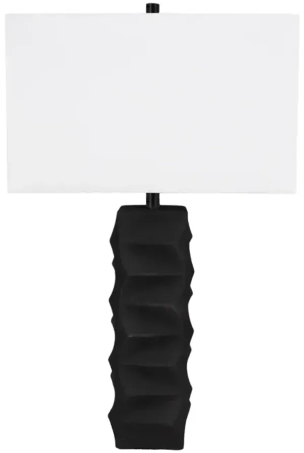 31" Tall Contemporary Table Lamp, Black