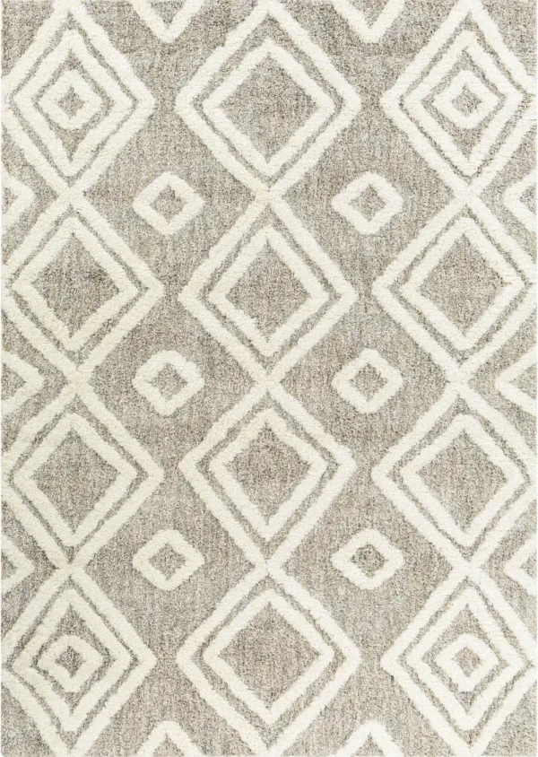 Florida FLD-2307 6'7" x 9' Machine Woven Rug