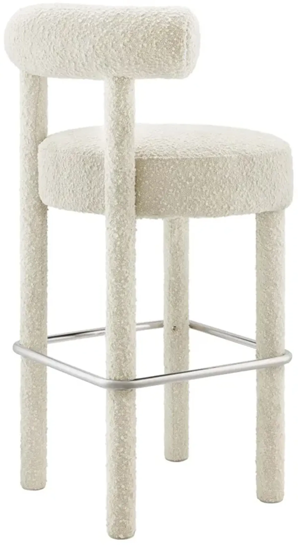 Toulouse Boucle Fabric Barstool