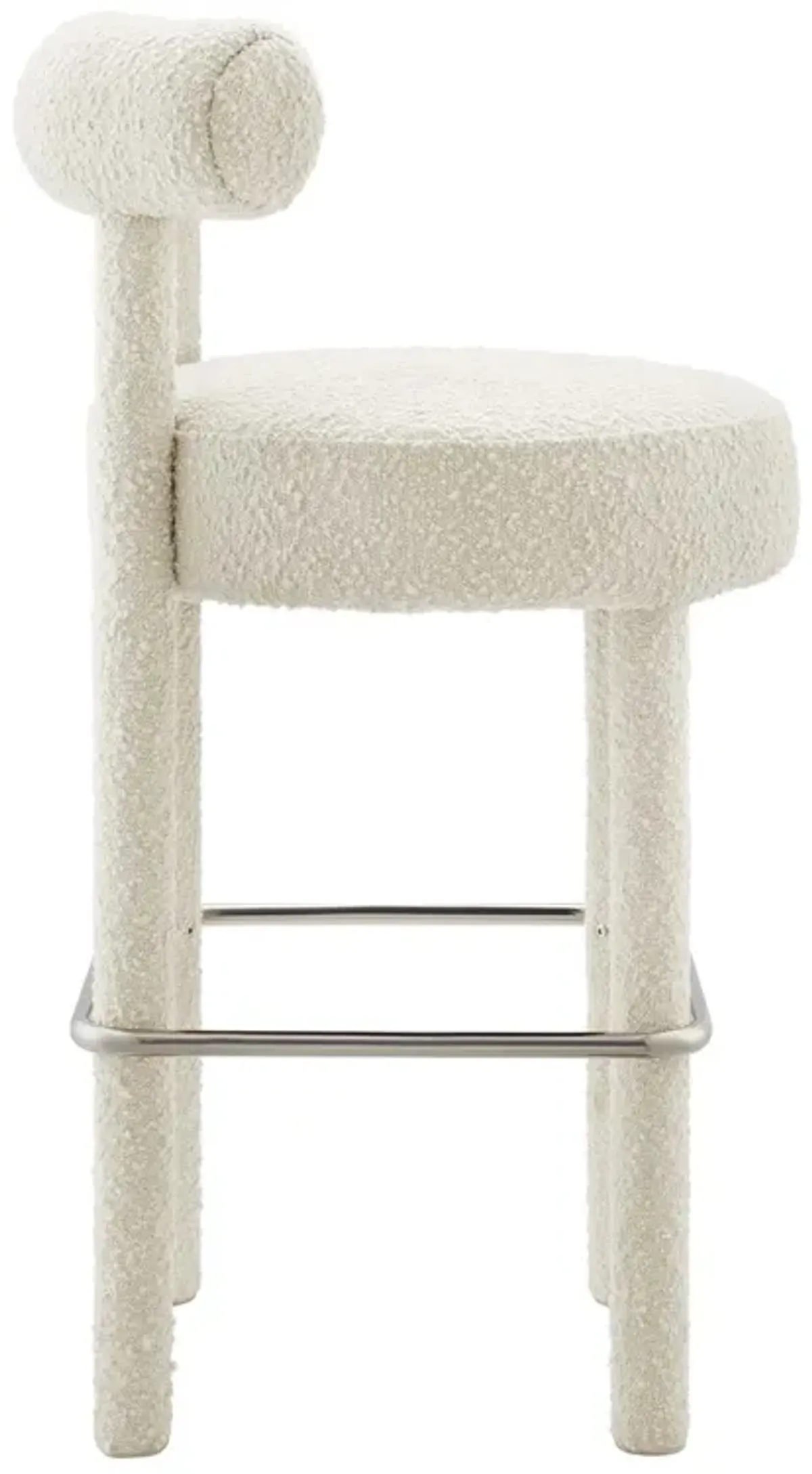 Toulouse Boucle Fabric Barstool