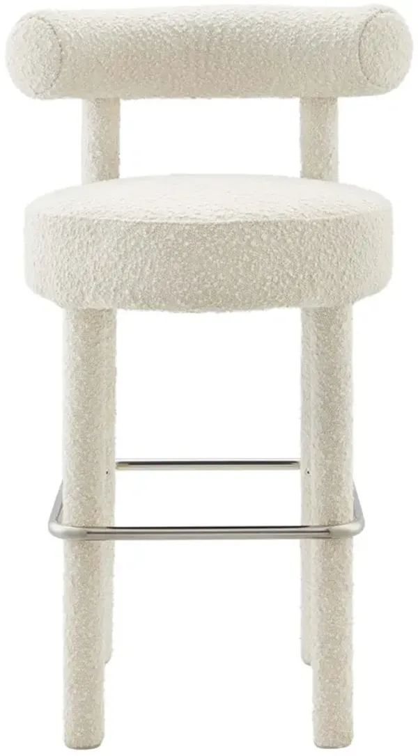 Toulouse Boucle Fabric Barstool