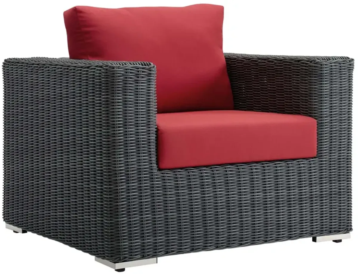 Summon Outdoor Patio Fabric Sunbrella® Armchair