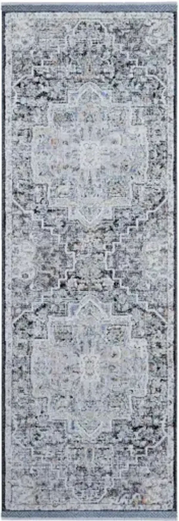 Rivaldo RVD-2301 2'7" x 10' Machine Woven Rug