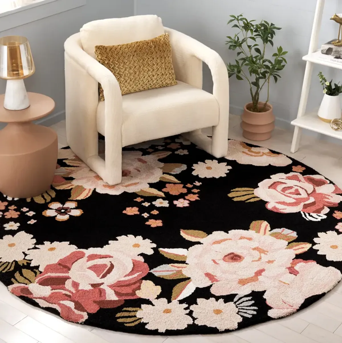 JARDIN Hand Tufted 6' x 6' Round area rug