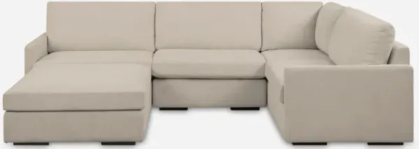 Refuge Sand Sofa Ottoman