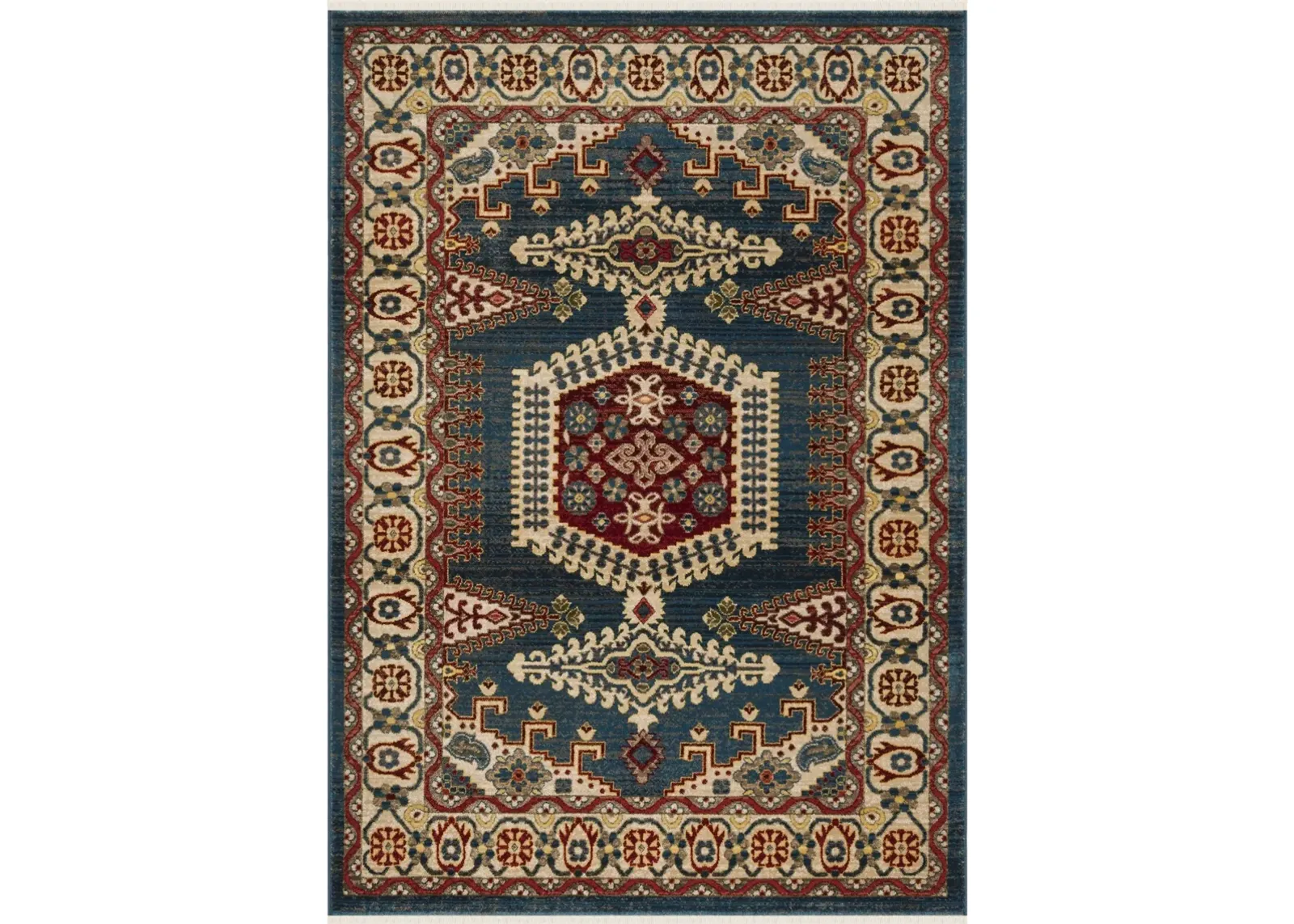 KASHAN 308 NAVY BLUE  2'-6' x 4' Accent Rug