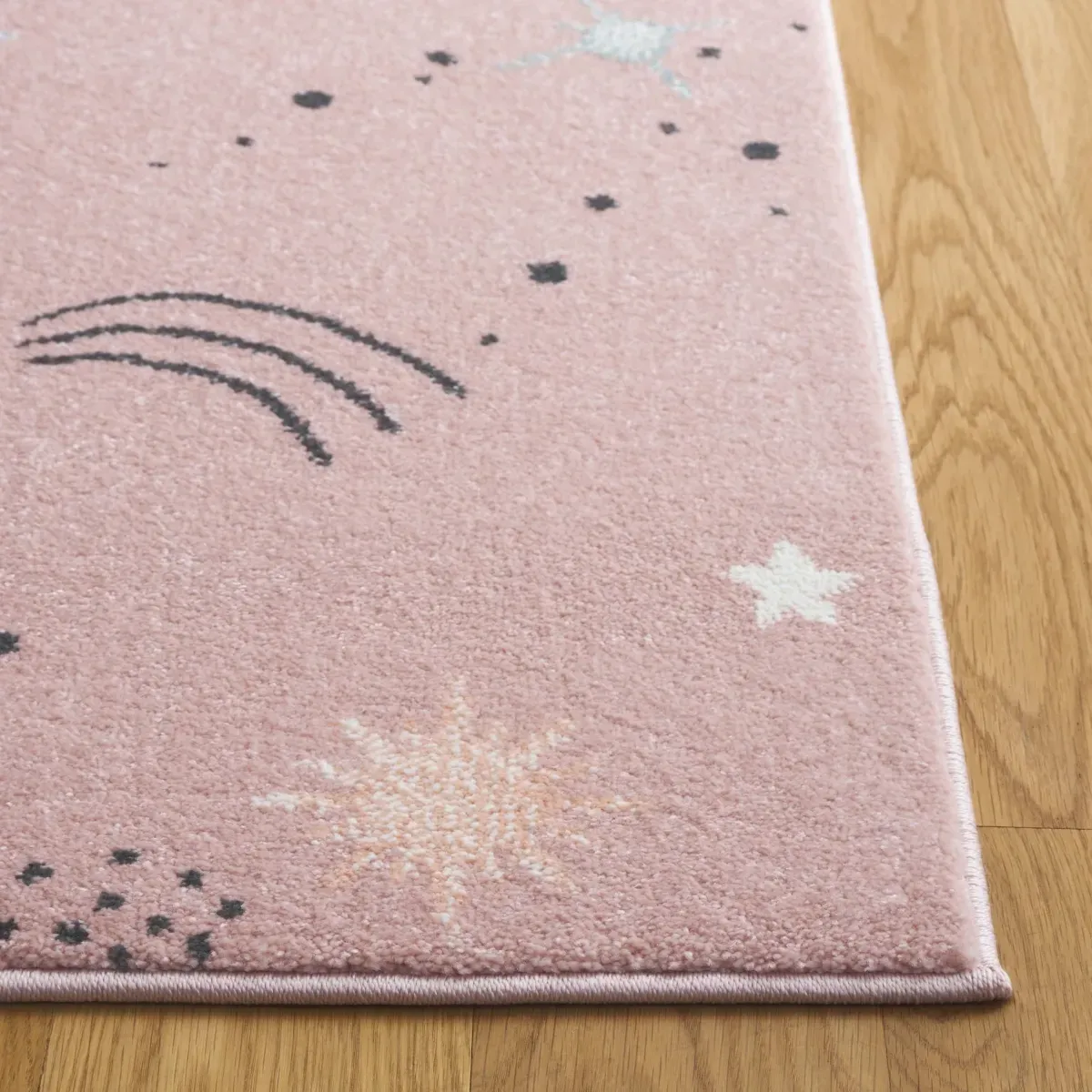 CAROUSEL KIDS 122 PINK  2' x 8' Runner Rug