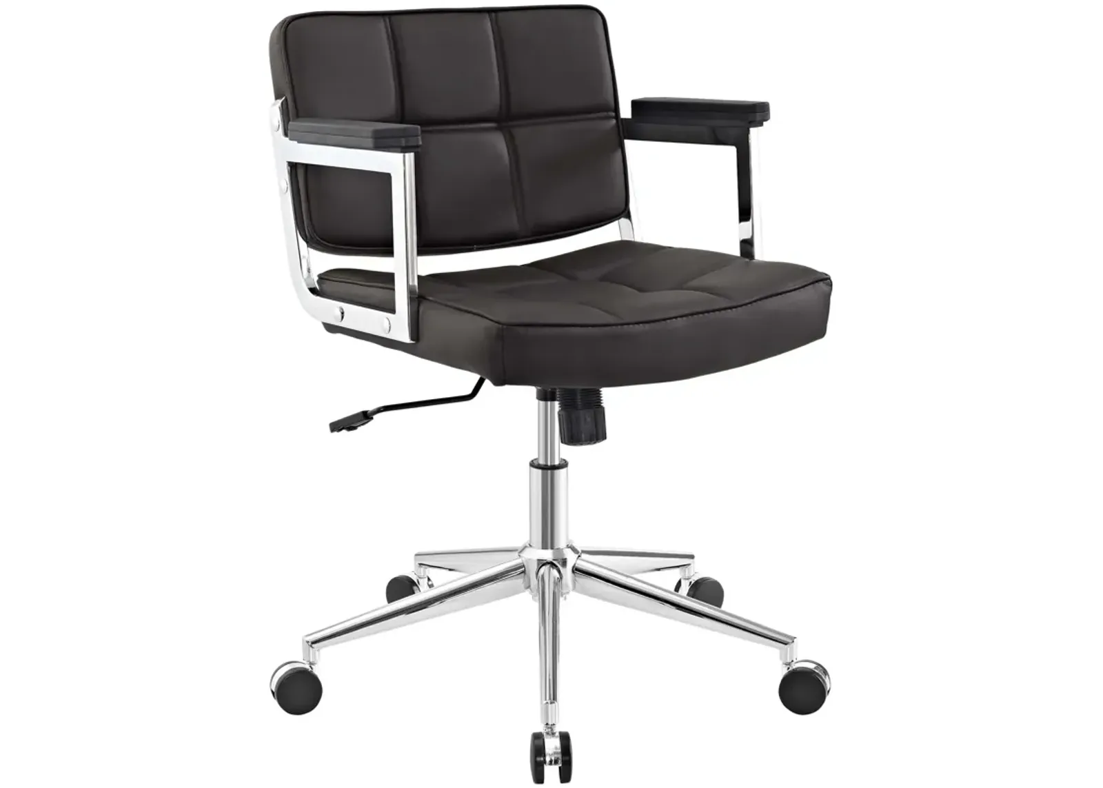 Portray Mid Back Upholstered Vinyl Office Chair