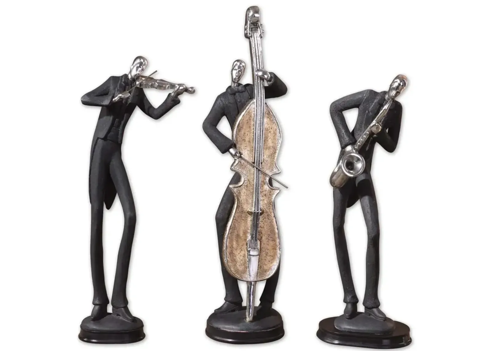 Musicians Decorative Figurines, Set/3