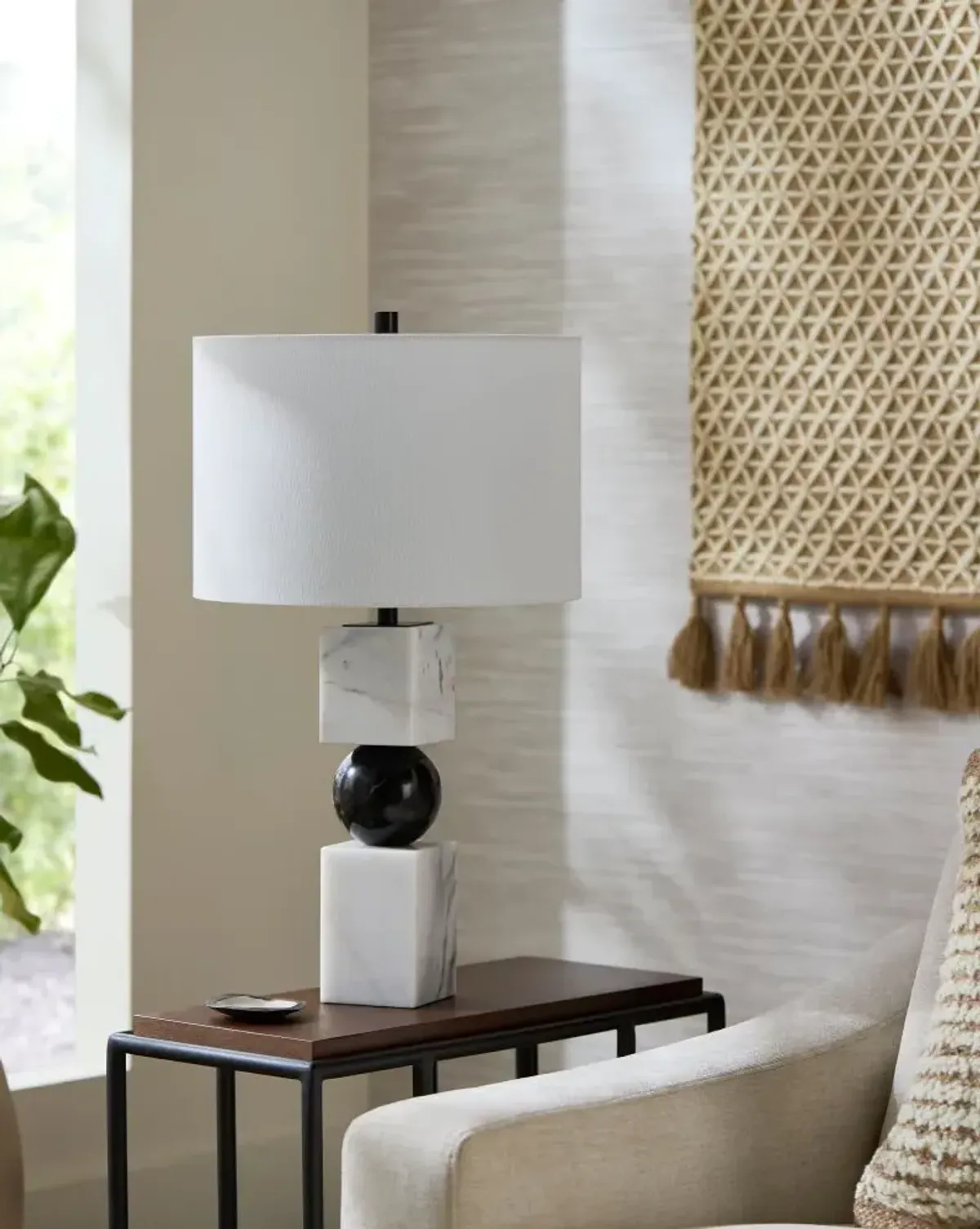 Nerja NRJ-001 27"H x 15"W x 15"D Accent Table Lamp