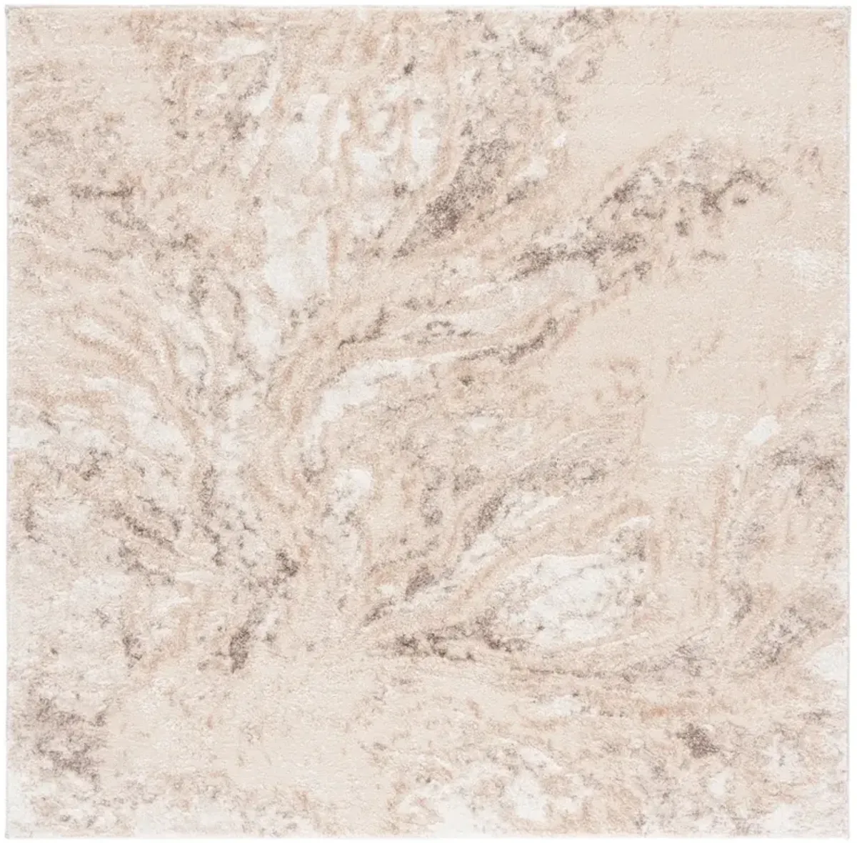 RAVINE SHAG 352 BEIGE  6'-7' x 6'-7' Square Square Rug