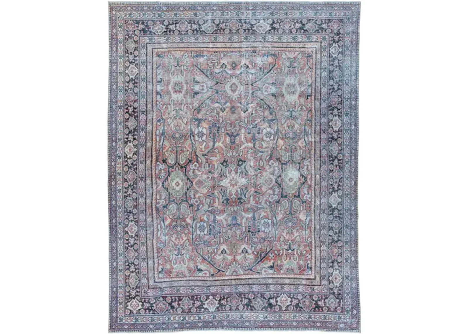 Antique One of a Kind AOOAK-1572 9' x 11'10" Handmade Rug