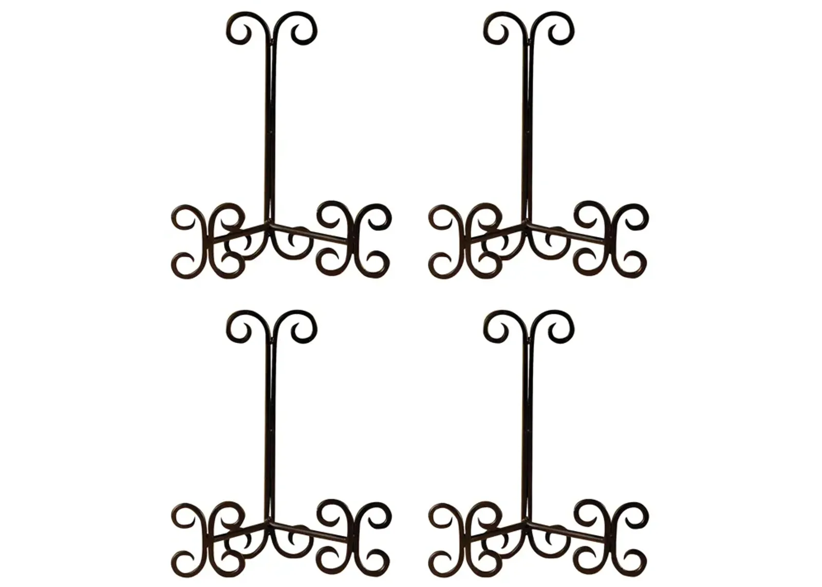 Court 12-inch Easels (Set of 4)