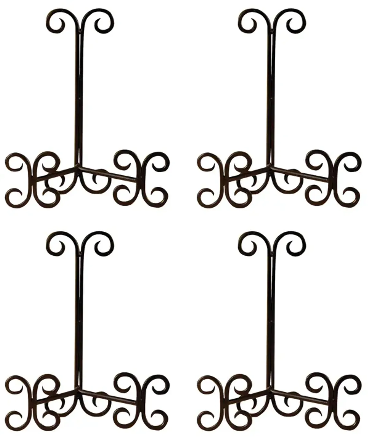 Court 12-inch Easels (Set of 4)