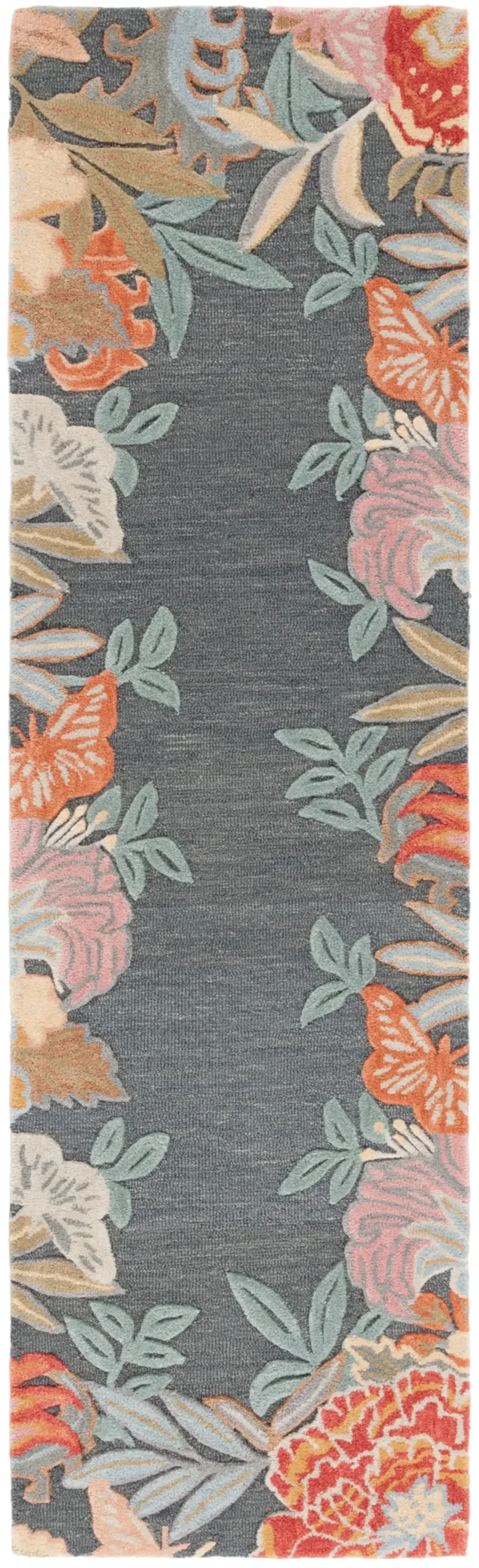 BELLAGIO 102 GREY  2'-3' x 8' Runner Rug