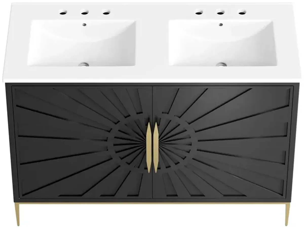 Awaken 48" Double Sink Bathroom Vanity