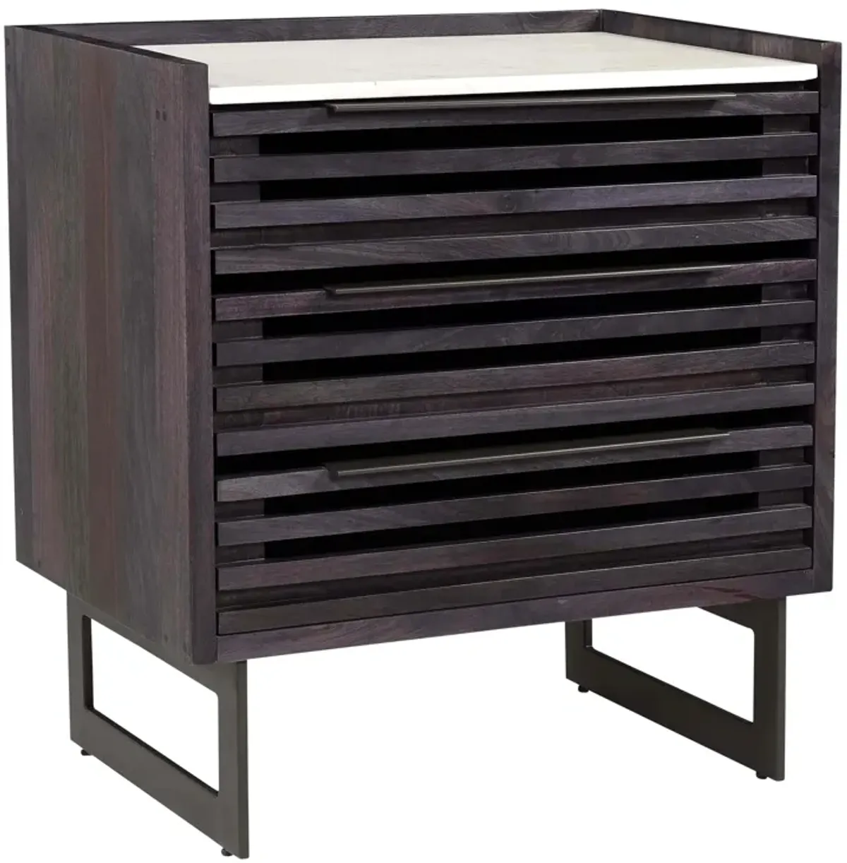 PALOMA 3 DRAWER NIGHTSTAND