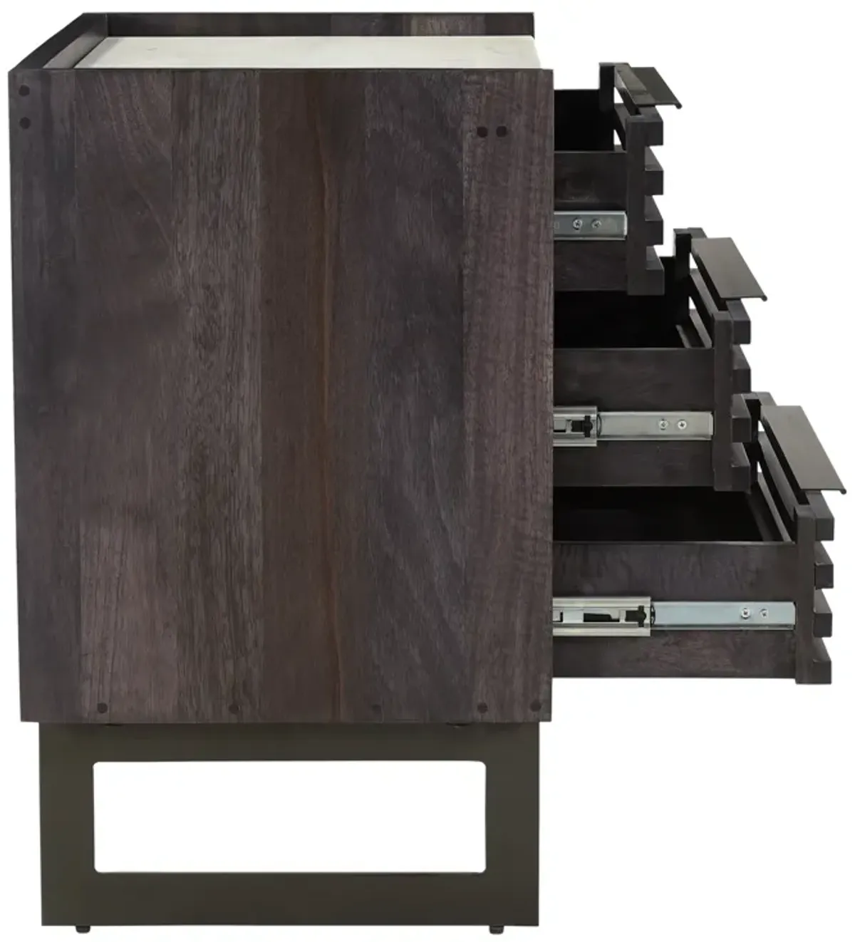 PALOMA 3 DRAWER NIGHTSTAND