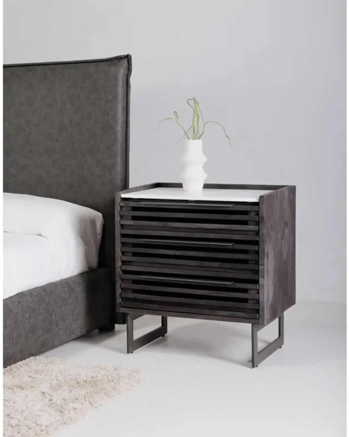 PALOMA 3 DRAWER NIGHTSTAND