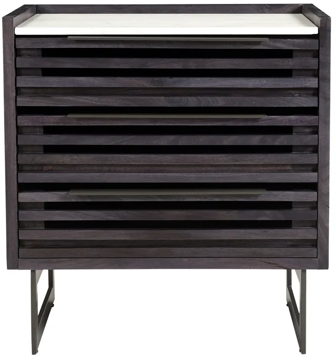 PALOMA 3 DRAWER NIGHTSTAND