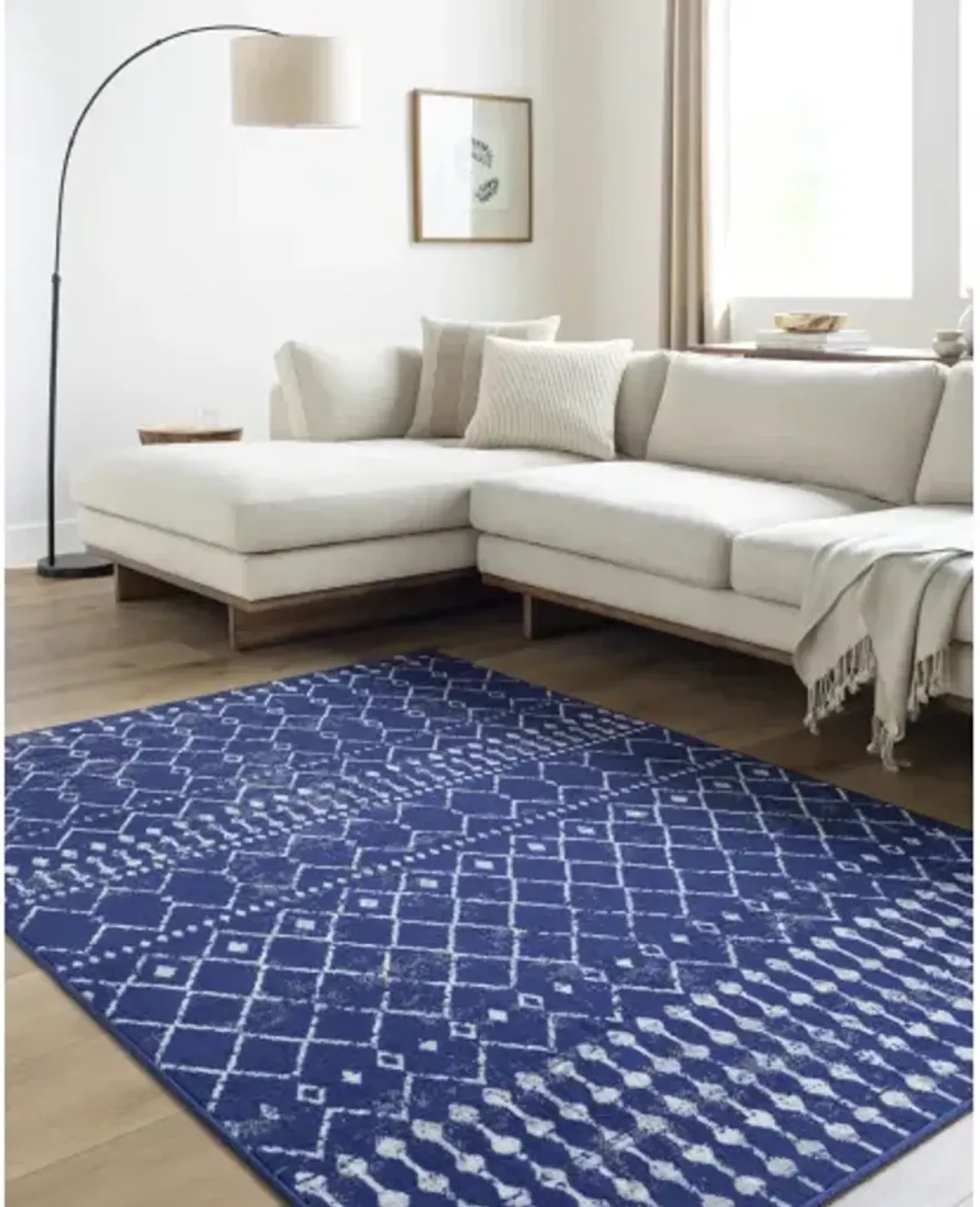 Pisa PSS-2370 6'7" x 9' Machine Woven Rug