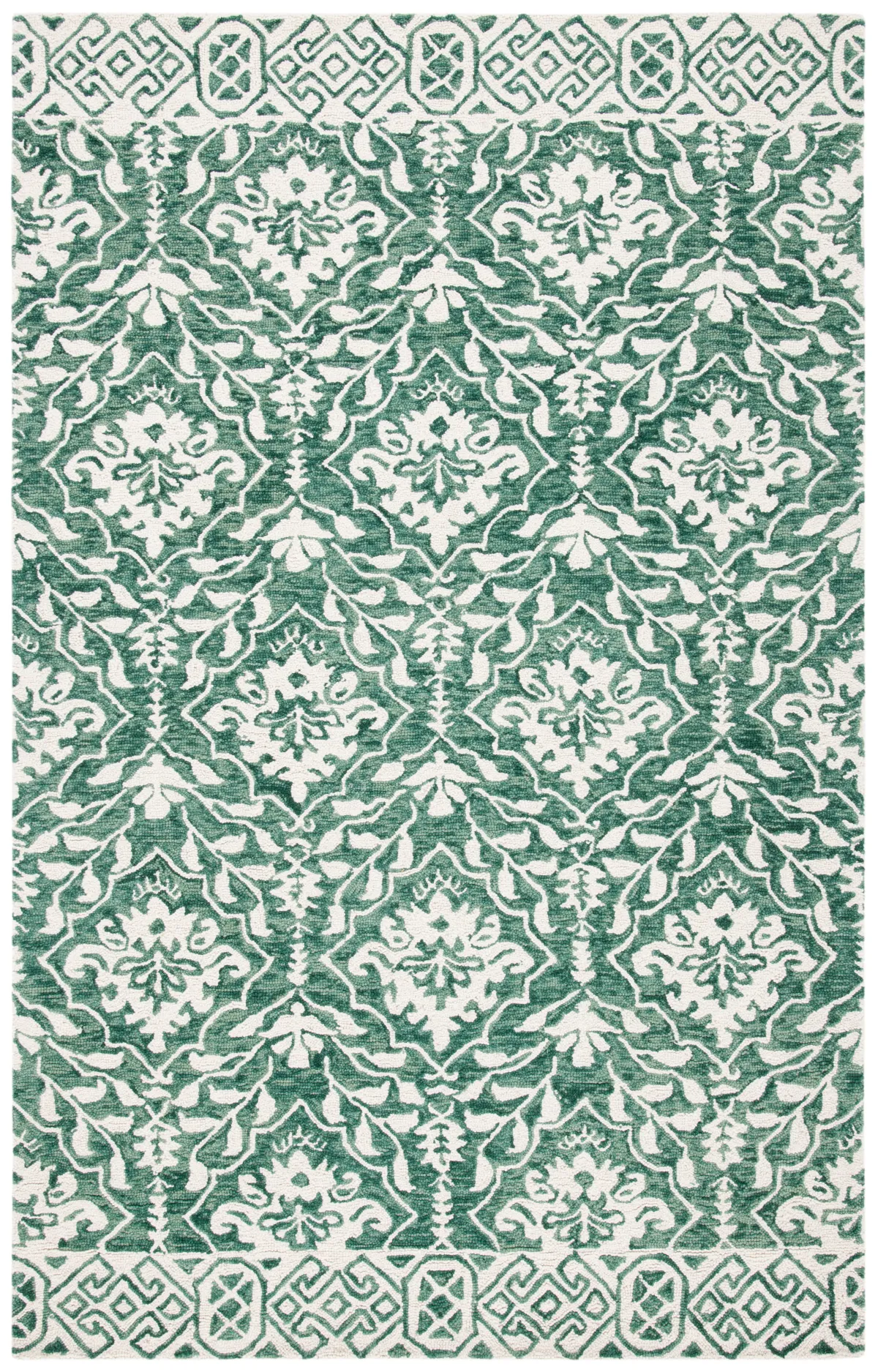 DIP DYE Hand Tufted 2' x 3' area rug