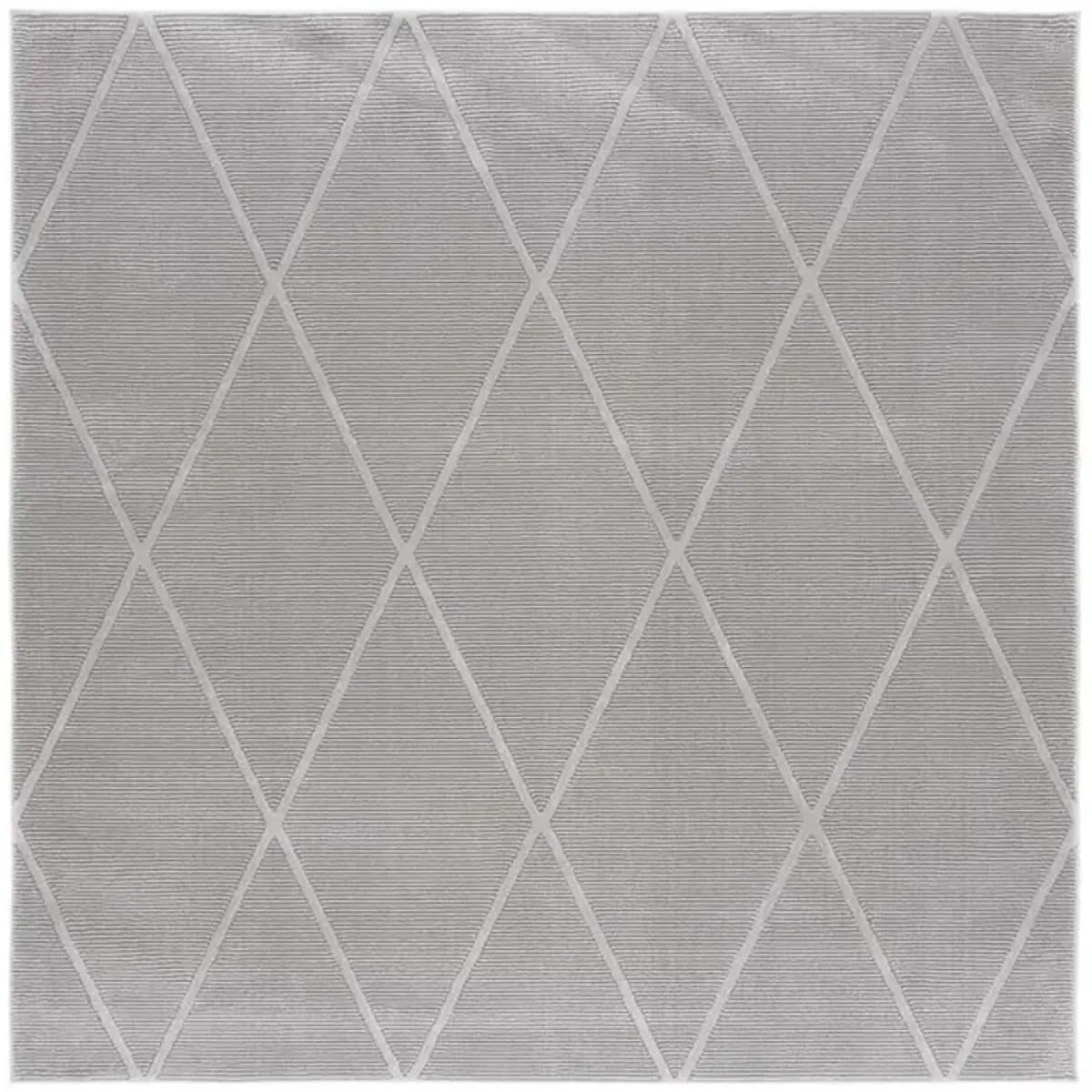 REVIVE 104 Grey 6'-7' X 6'-7' Square Square Rug