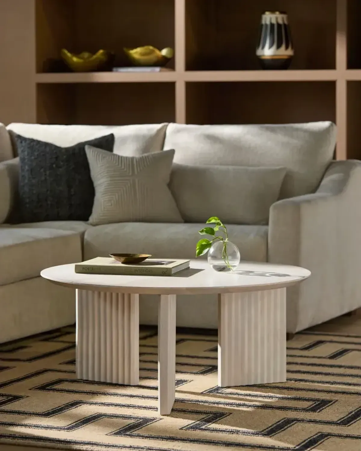 Agnes AGNE-005 16"H x 36"W x 36"D Coffee Table