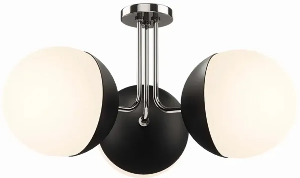 Stellar 3-Light Semi-Flush Ceiling Light