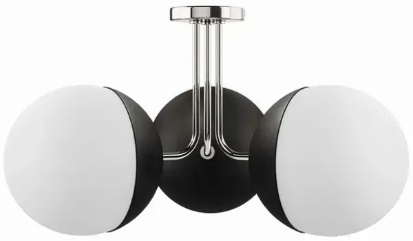 Stellar 3-Light Semi-Flush Ceiling Light