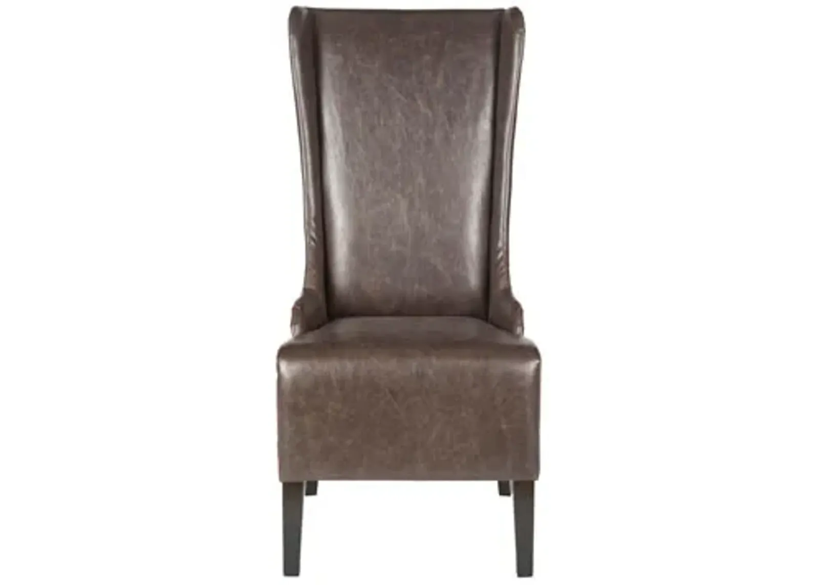 BECALL 20''H LEATHER DINING CHAIR