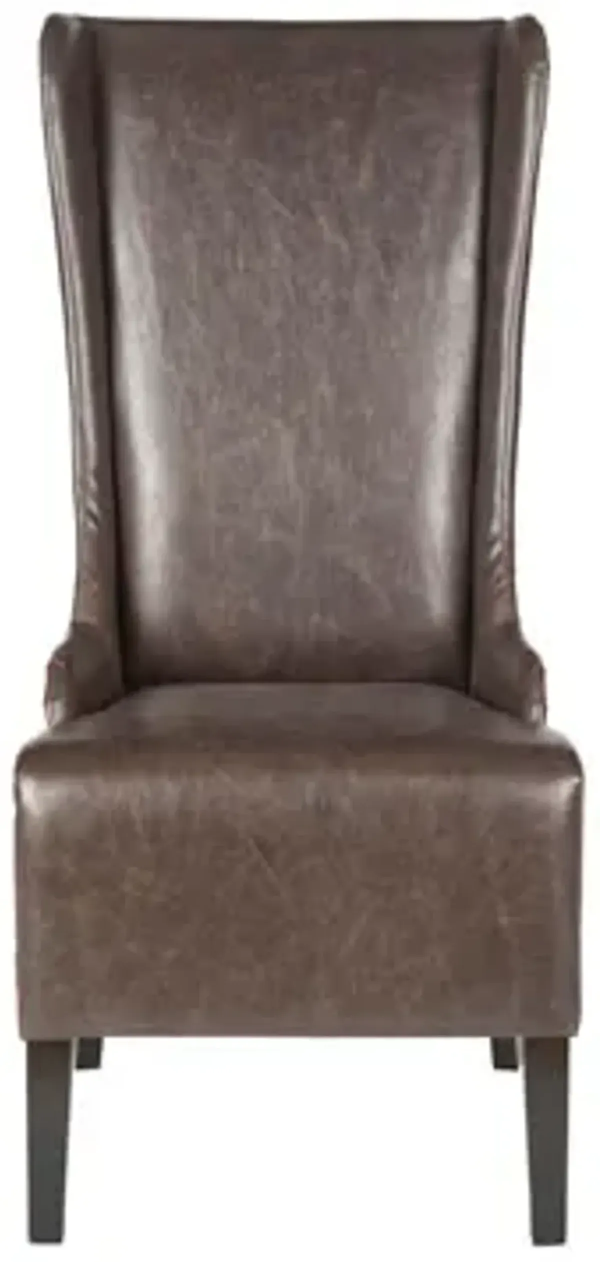 BECALL 20''H LEATHER DINING CHAIR