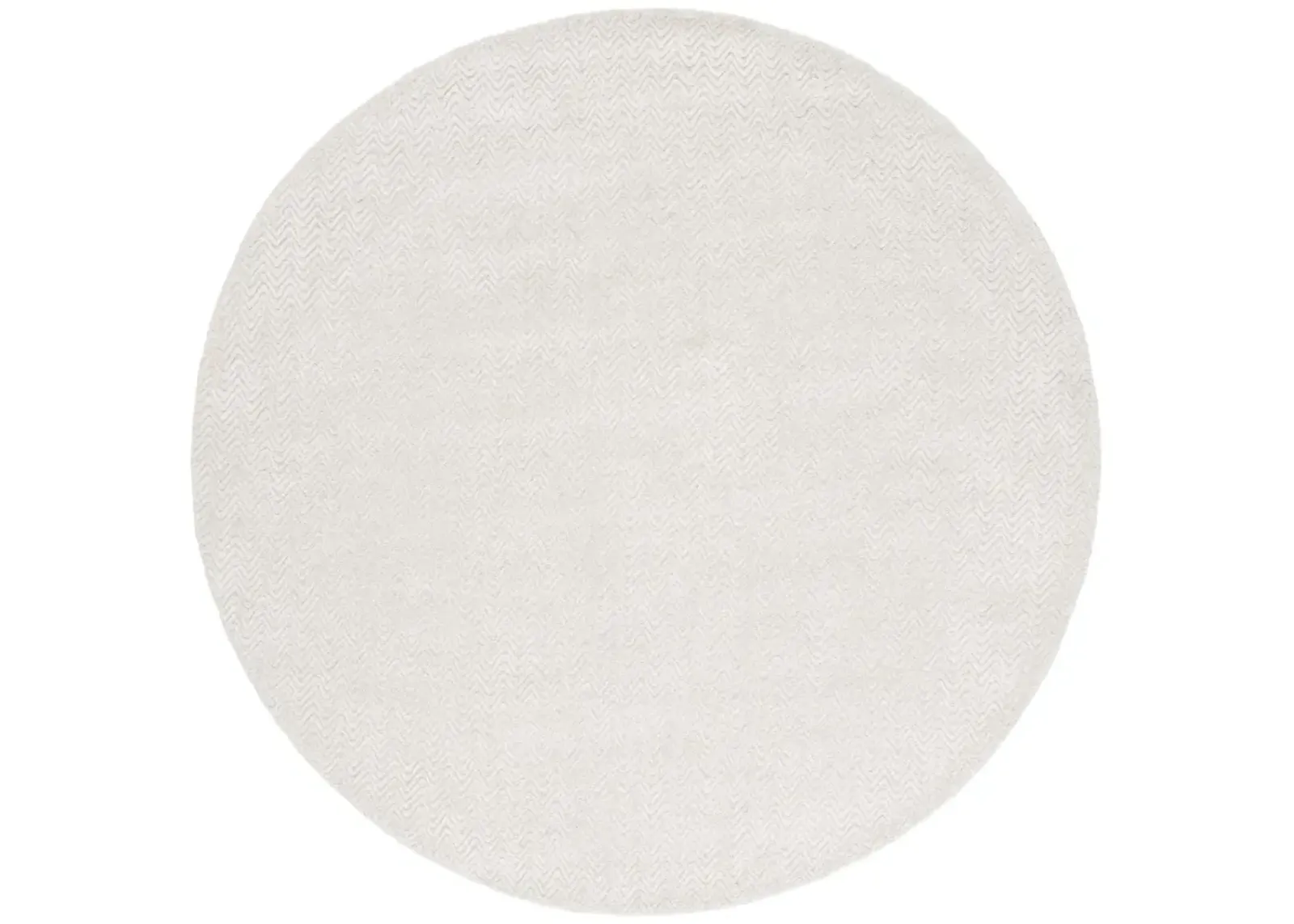 GLAMOUR 403 IVORY 6' x 6' Round Round Rug