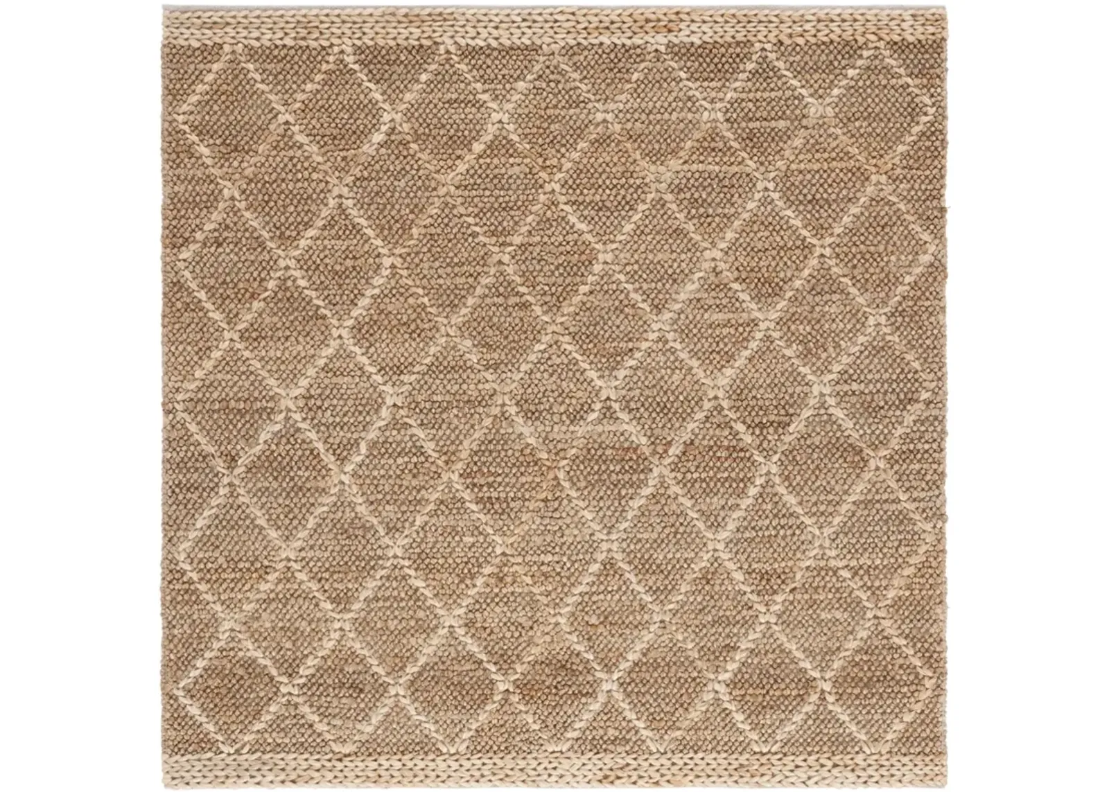 NATURAL FIBER 475 NATURAL 6' x 6' Square Square Rug