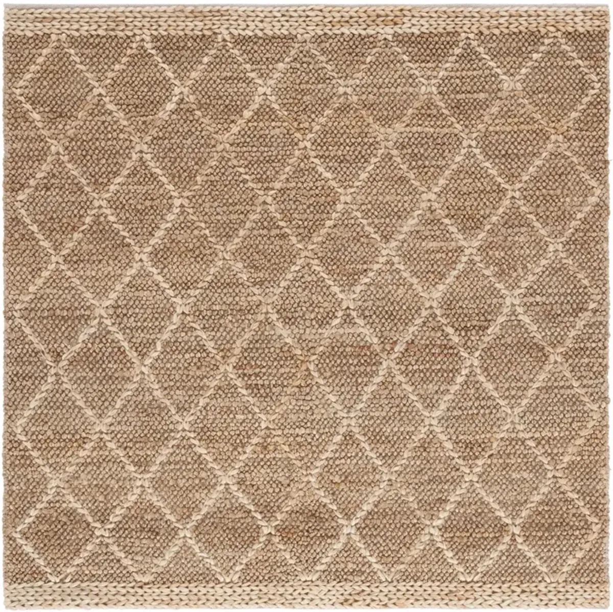 NATURAL FIBER 475 NATURAL 6' x 6' Square Square Rug