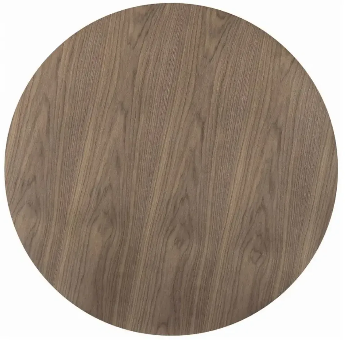 Toomevara round Dining Table Walnut And Black