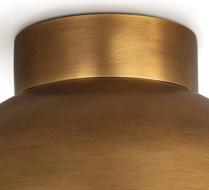 Montreux Flush Mount (Natural Brass)